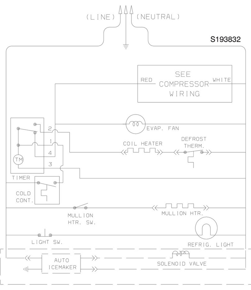 Frigidaire FRT21QRJW2 Wiring diagram