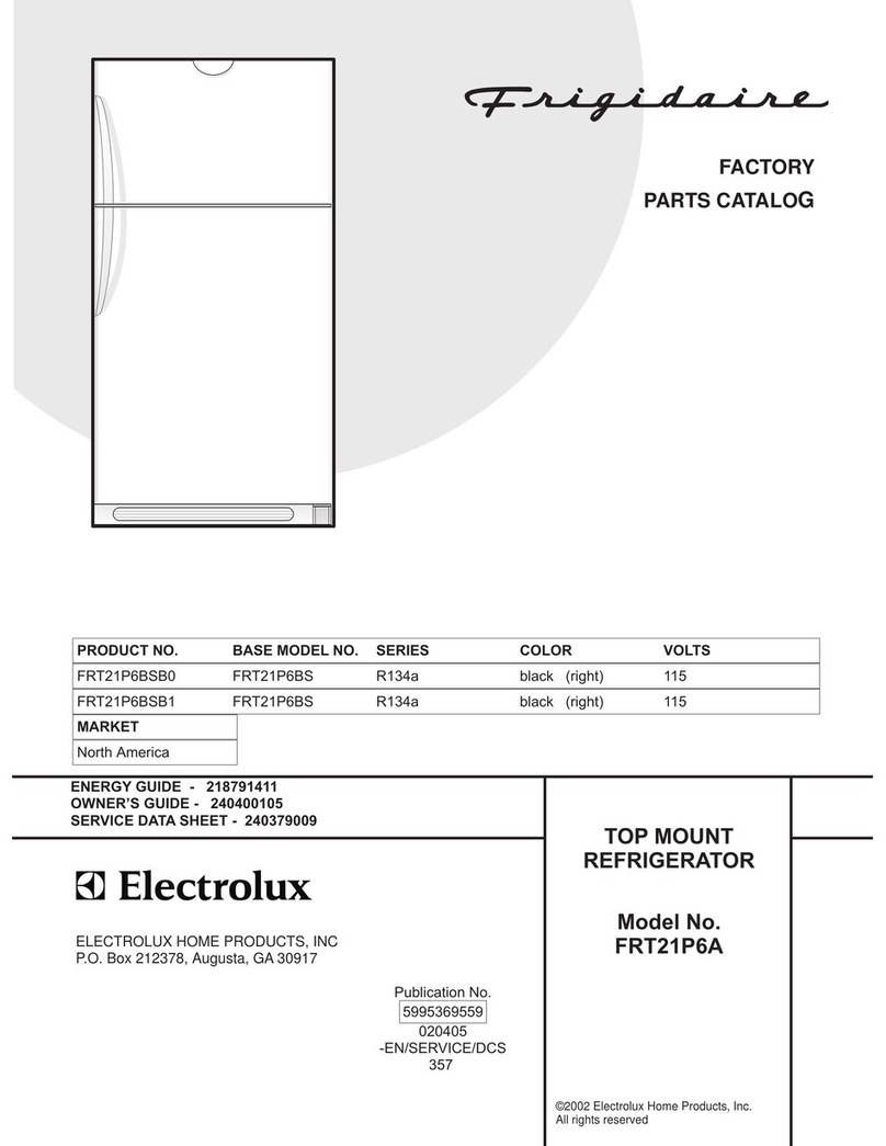 Frigidaire FRT21P6A User manual