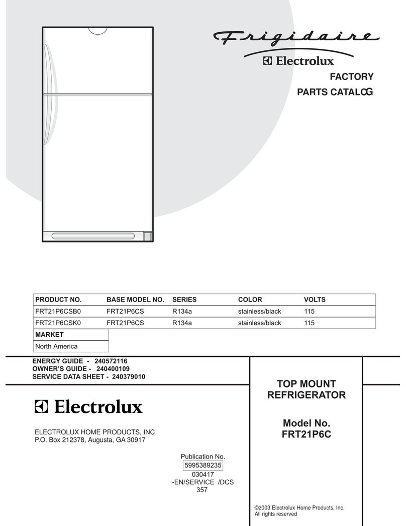 Frigidaire FRT21P6C User manual