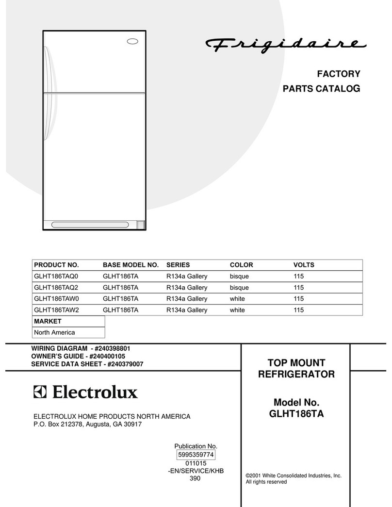 Frigidaire GLHT186TA User manual
