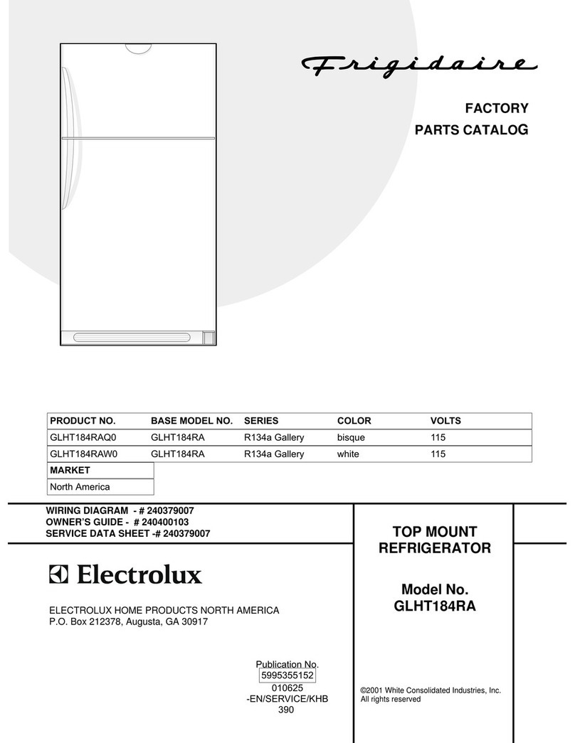 Frigidaire GLHT184RA User manual Frigidaire GLHT184RA User manual