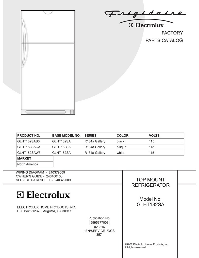 Frigidaire GLHT182SA Factory parts catalog