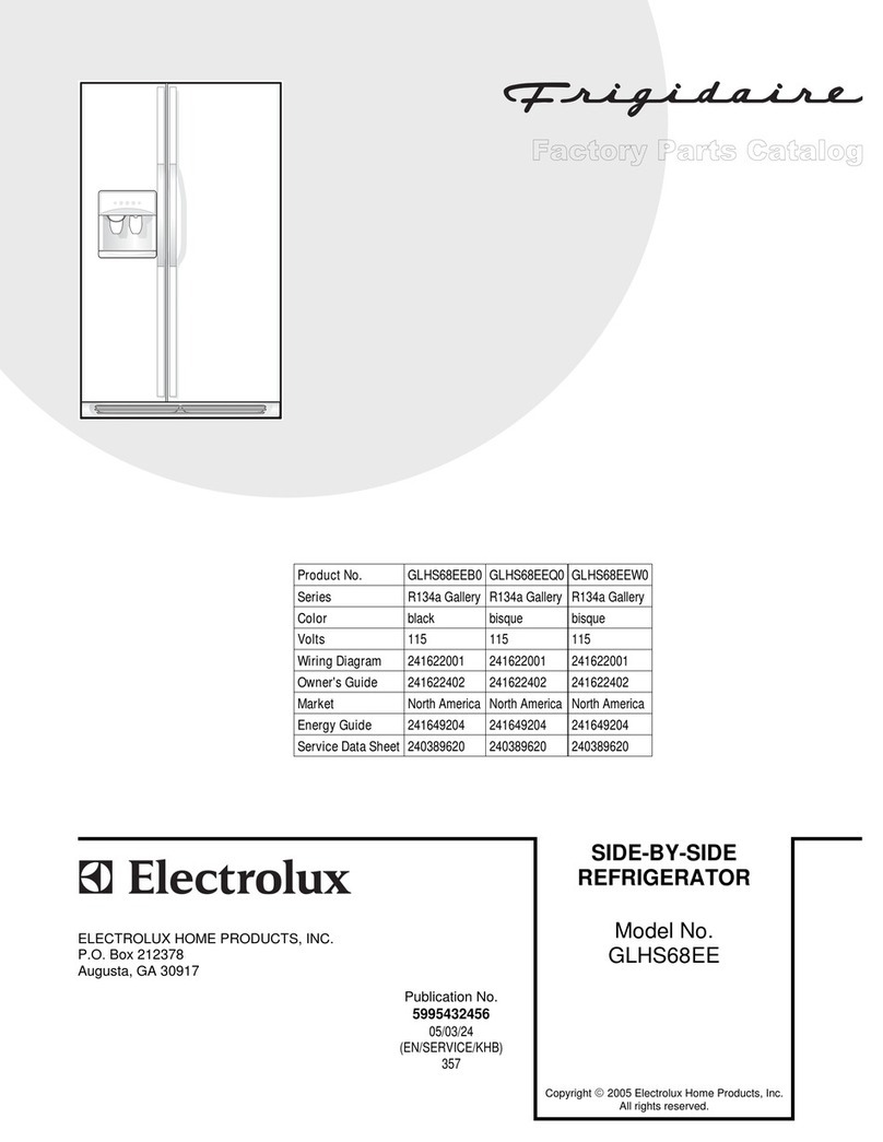 Frigidaire GLHS68EE User manual