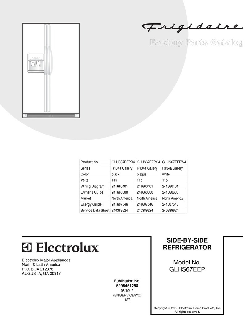 Frigidaire GLHS67EEP Factory parts catalog