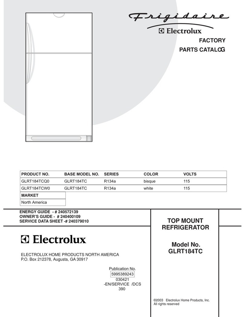 Frigidaire GLRT184TC User manual