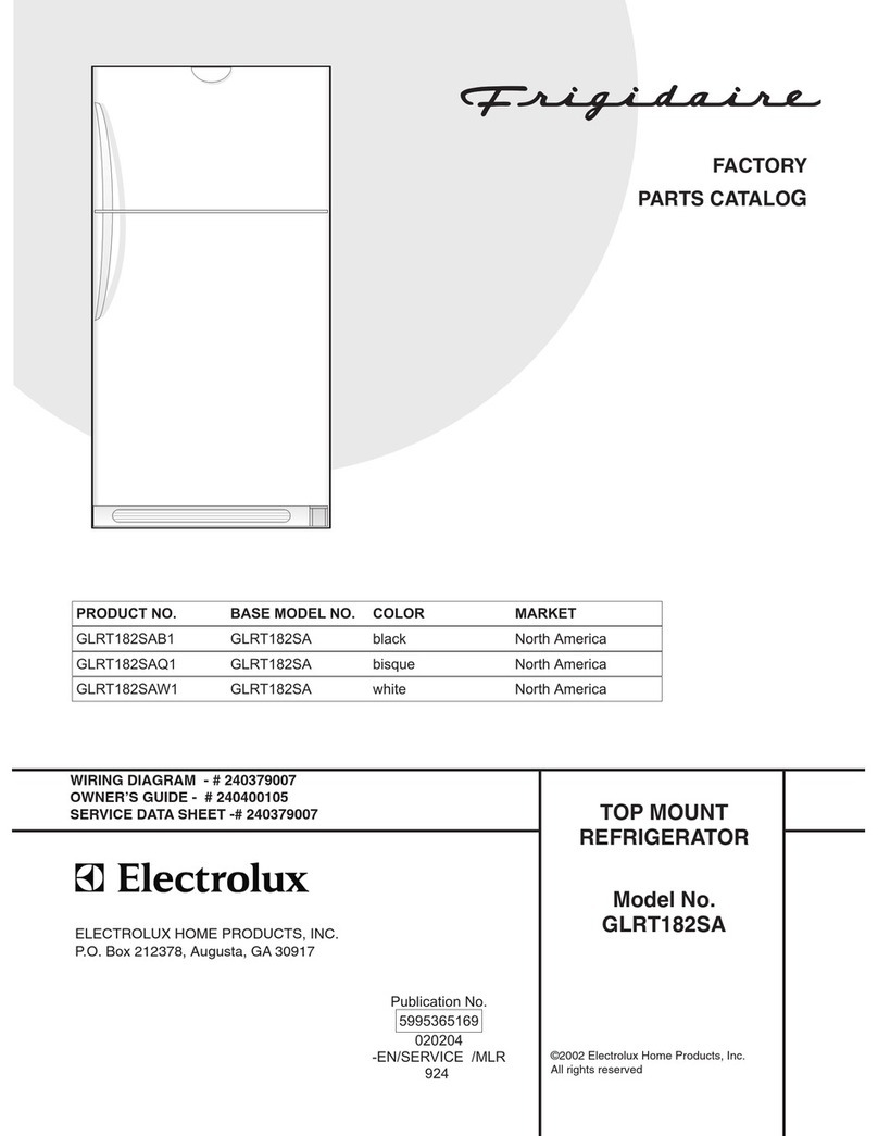 Frigidaire GLRT182SA Factory parts catalog