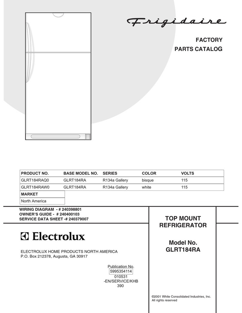 Frigidaire GLRT184RA User manual