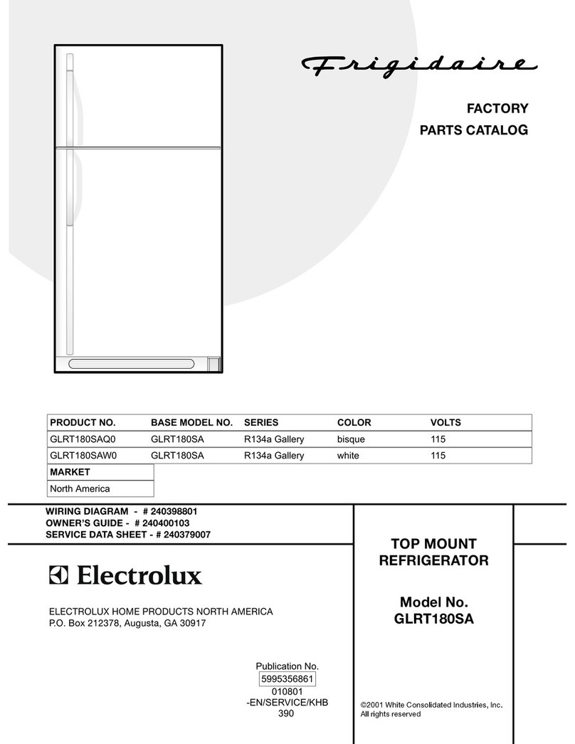 Frigidaire GLRT180SA User manual