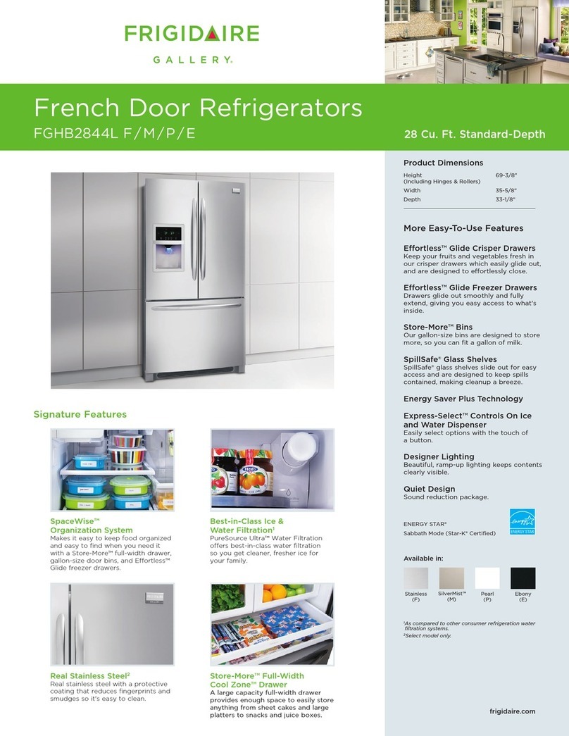 Frigidaire FGHB2844L M Specifications