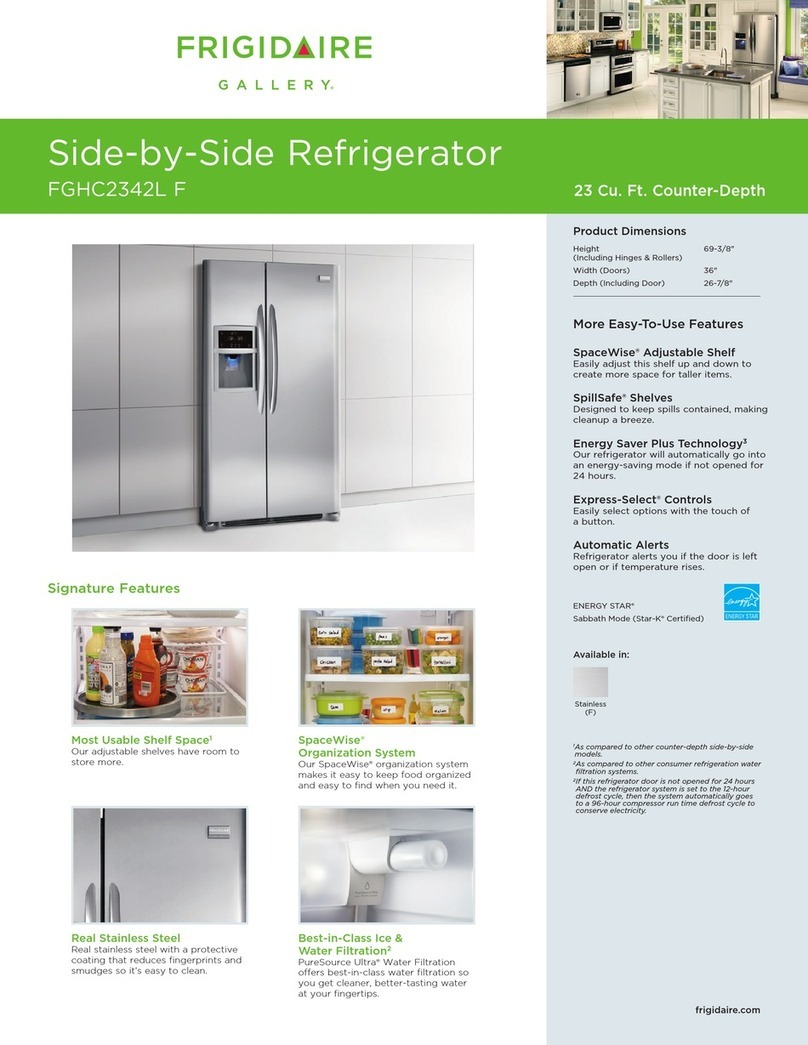 Frigidaire FGHC2342LF User manual Frigidaire FGHC2342LF User manual