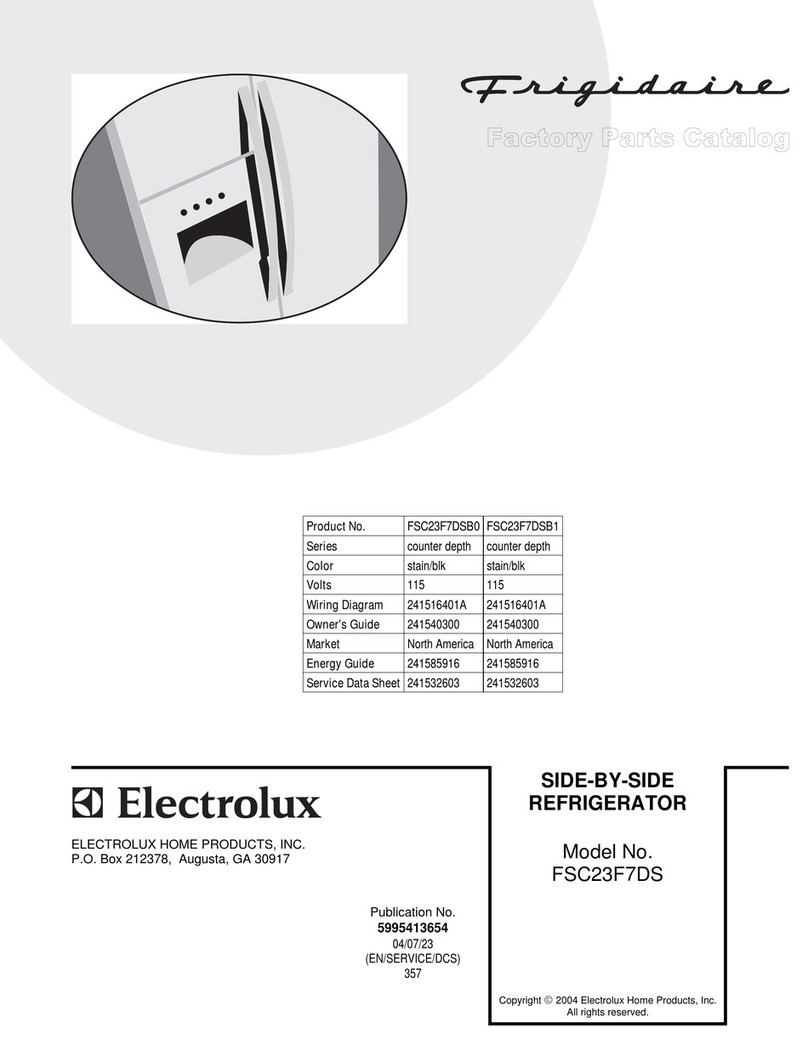 Frigidaire FSC23F7DS User manual