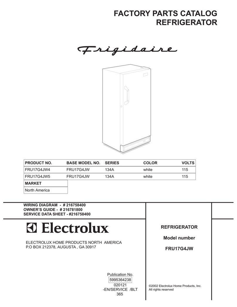 Frigidaire FRU17G4JW User manual