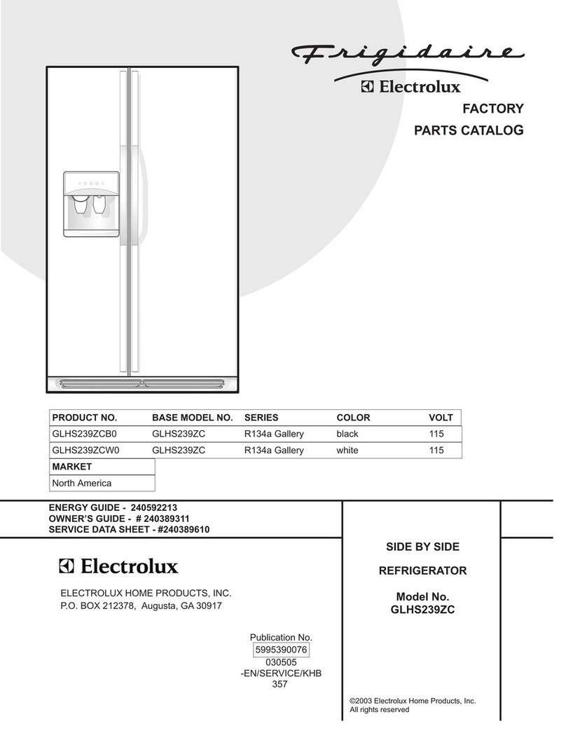 Frigidaire GLHS239ZC Factory parts catalog