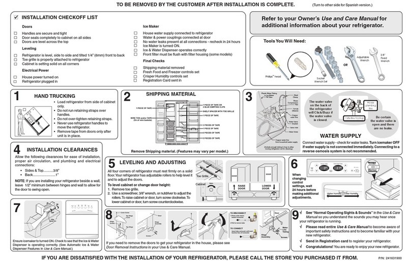 Frigidaire GLGS67EEPQ4 install guide