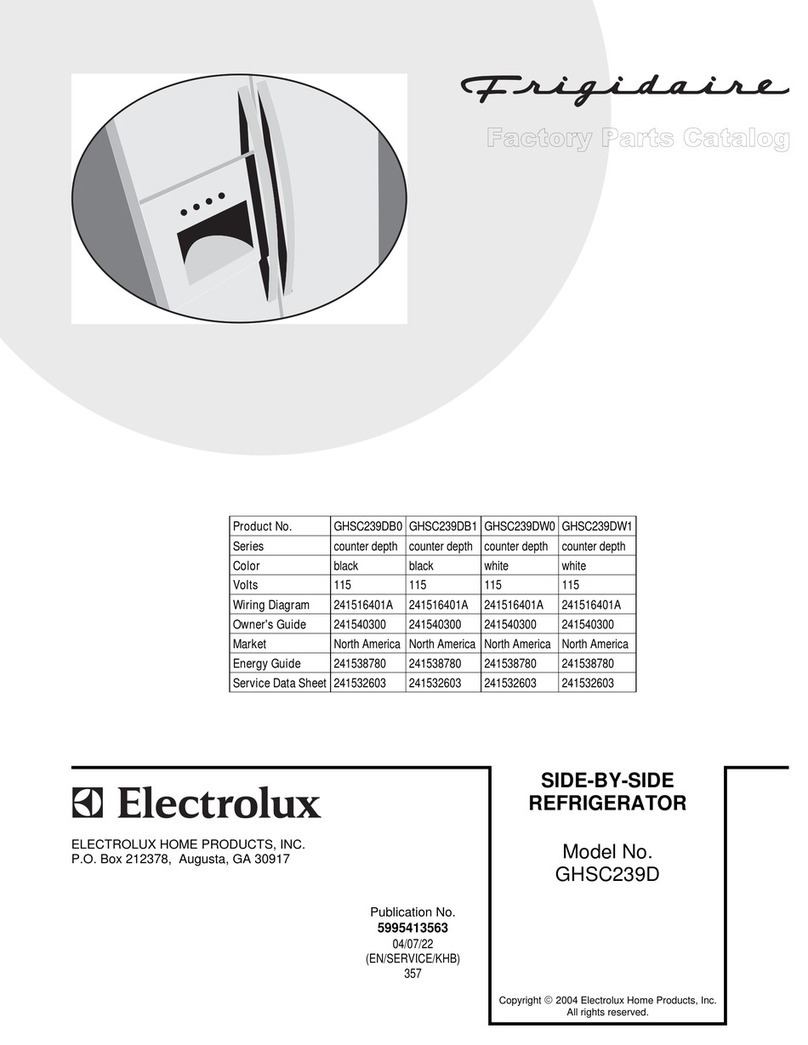 Frigidaire GHSC239D Factory parts catalog