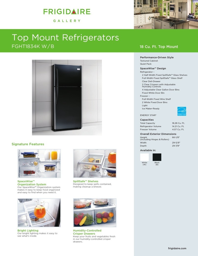 Frigidaire FGHT1834K W User manual