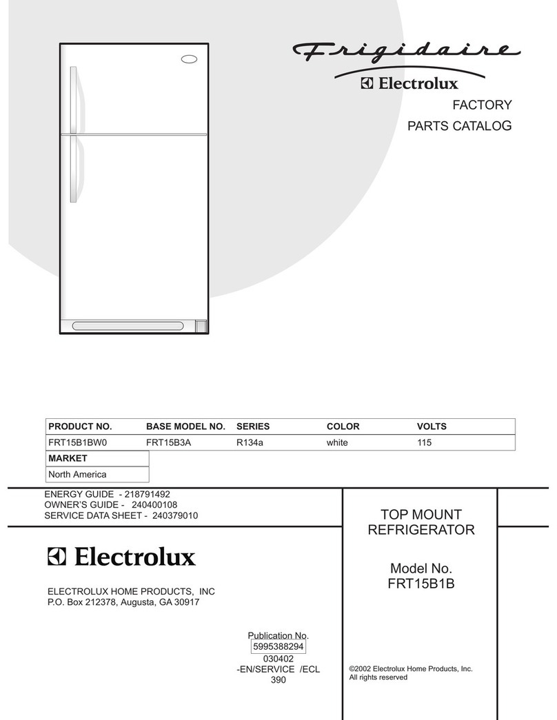 Frigidaire FRT15B1B User manual