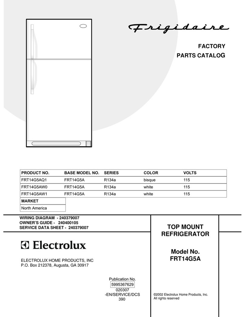 Frigidaire FRT14G5A User manual