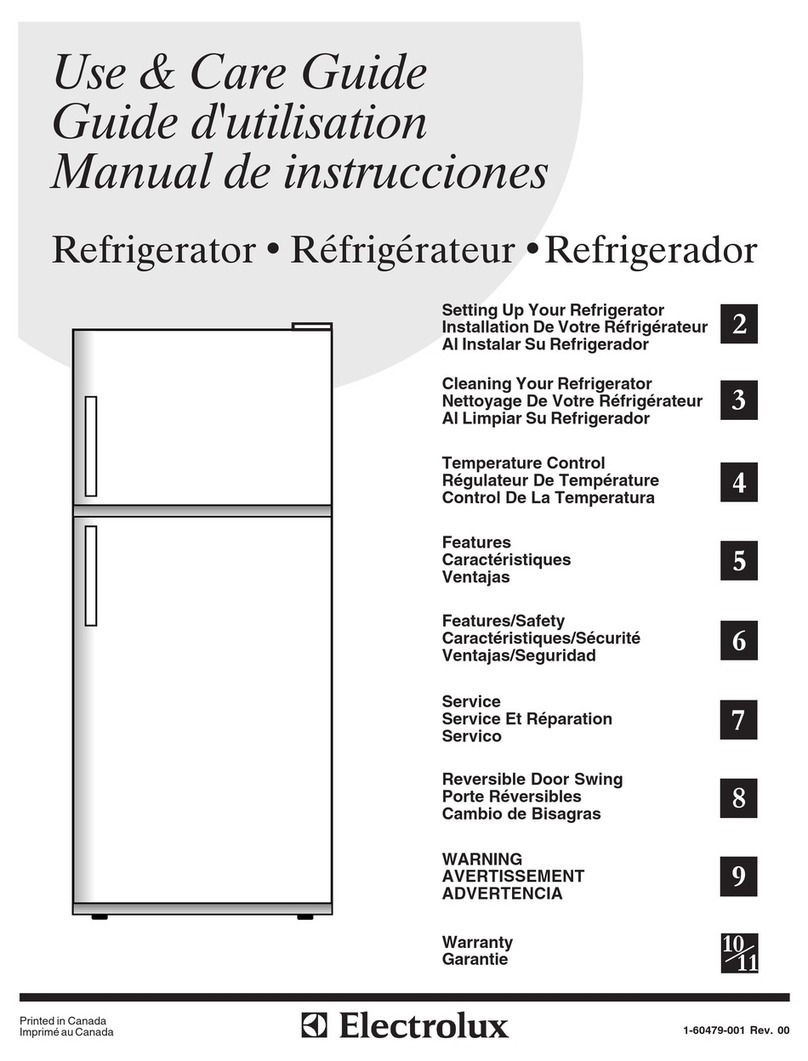 Frigidaire FRT12B2DW0 User manual