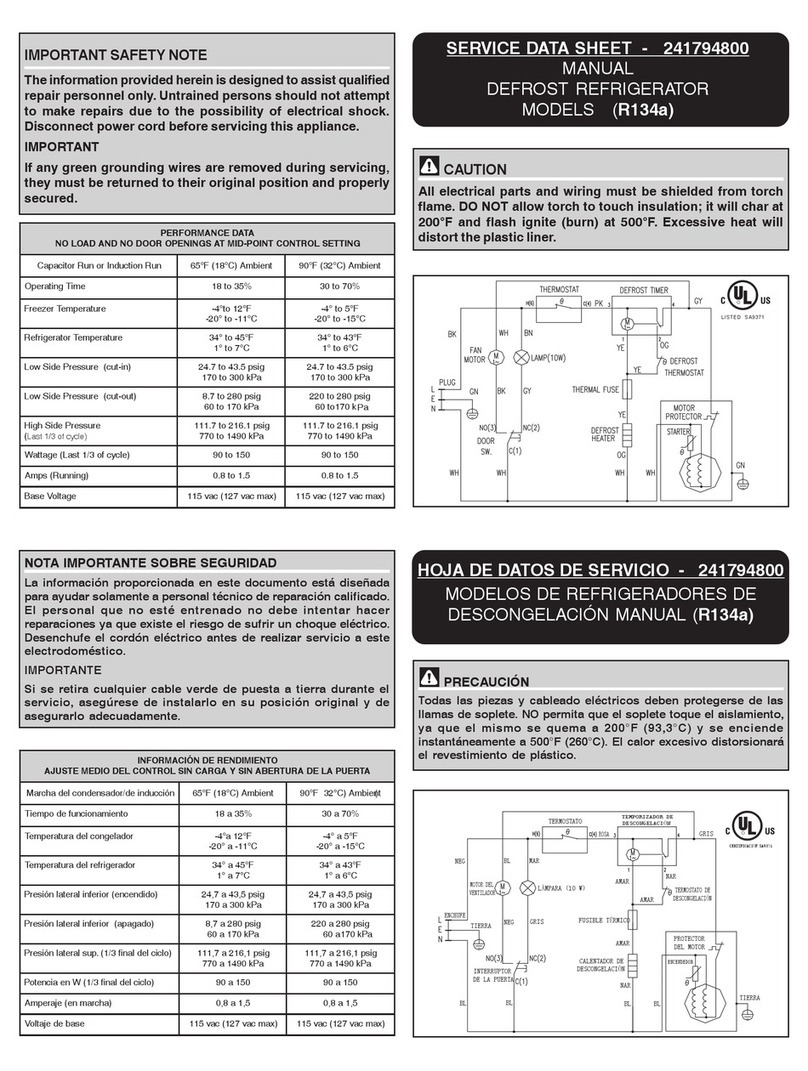 Frigidaire FFPT10F0K W User guide