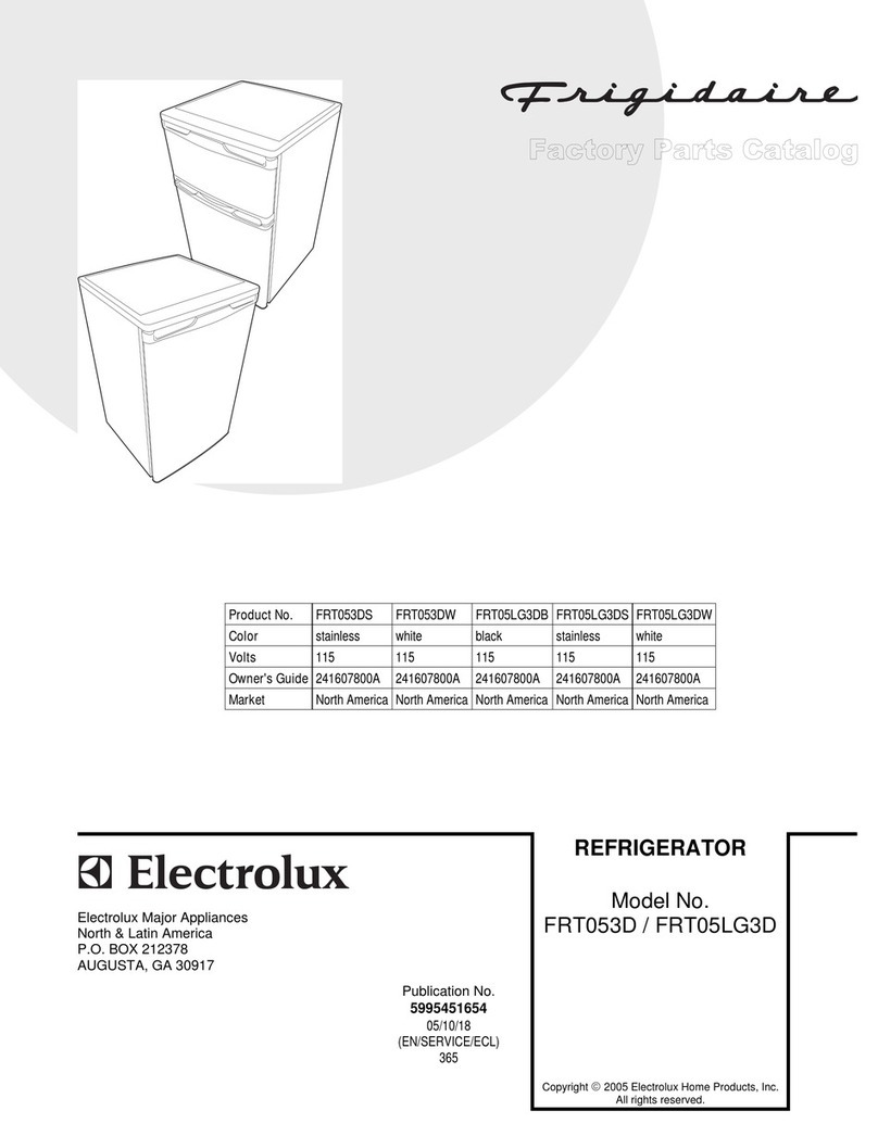 Frigidaire FRT053D User manual Frigidaire FRT053D User manual