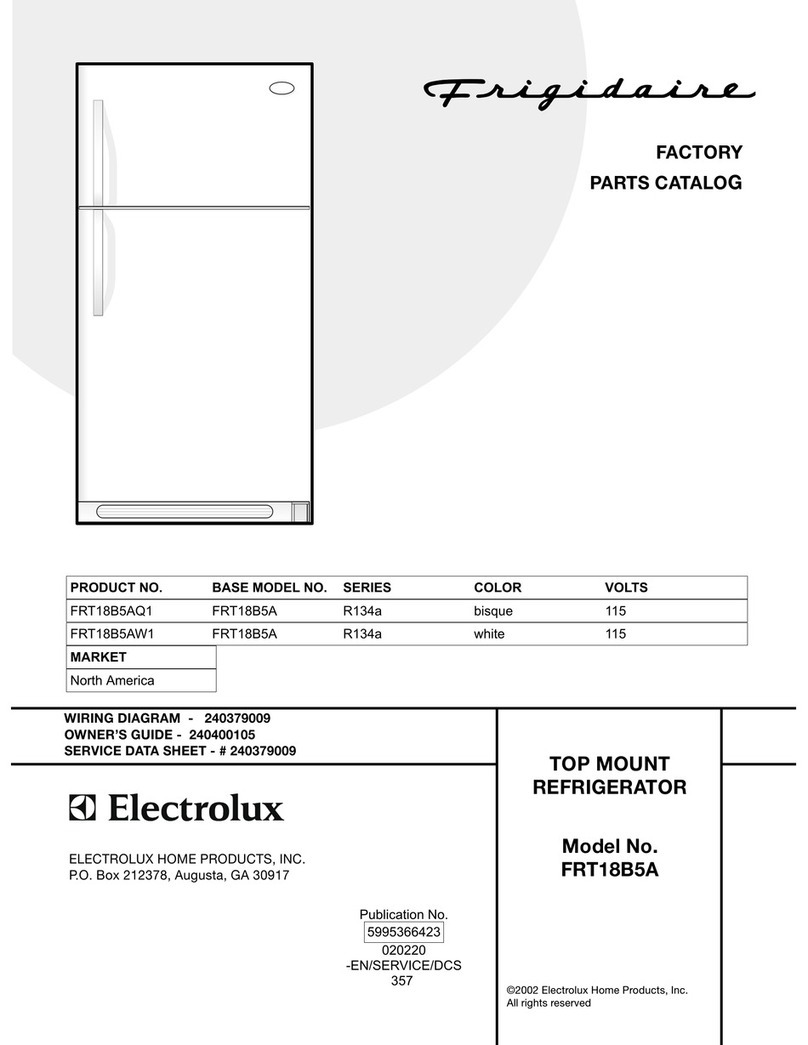Frigidaire FRT18B5A User manual