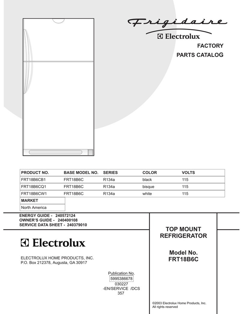 Frigidaire FRT18B6C User manual Frigidaire FRT18B6C User manual