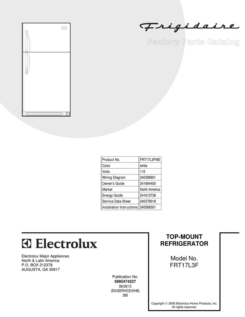 Frigidaire FRT17L3F User manual