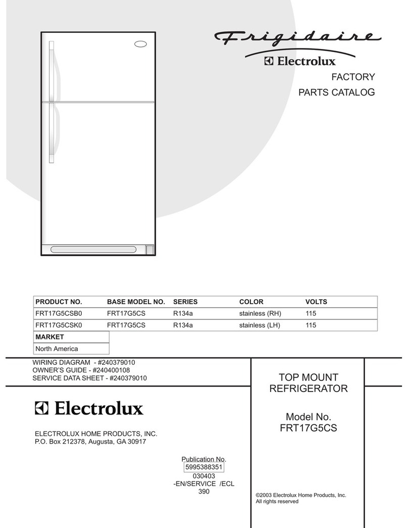 Frigidaire FRT17G5CS User manual