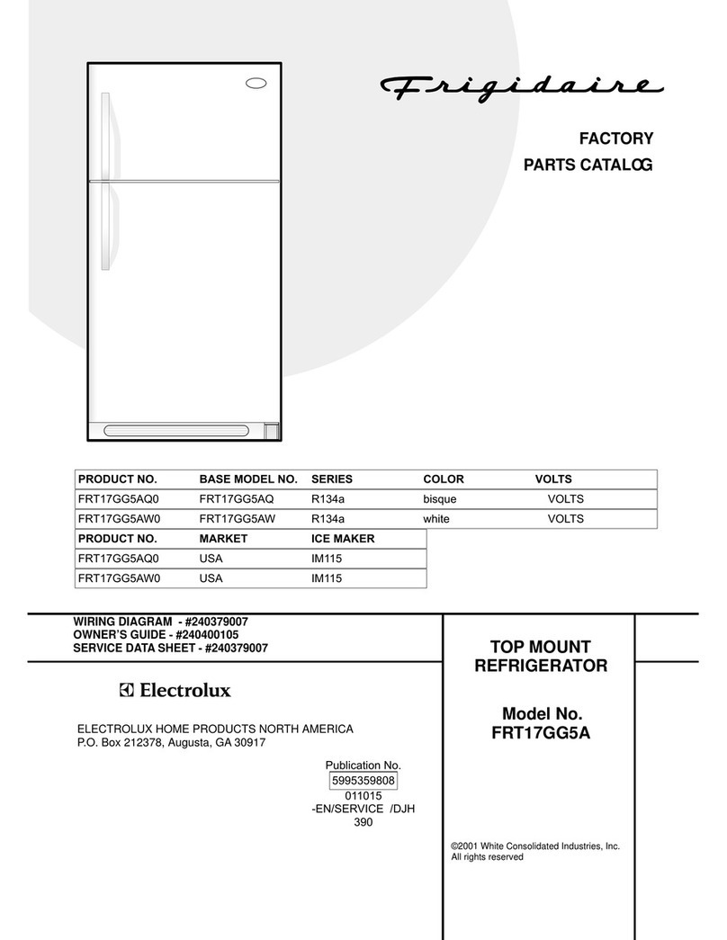 Frigidaire FRT17GG5A User manual