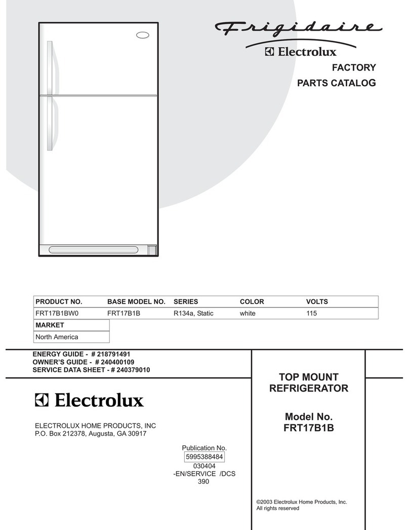 Frigidaire FRT17B1B User manual