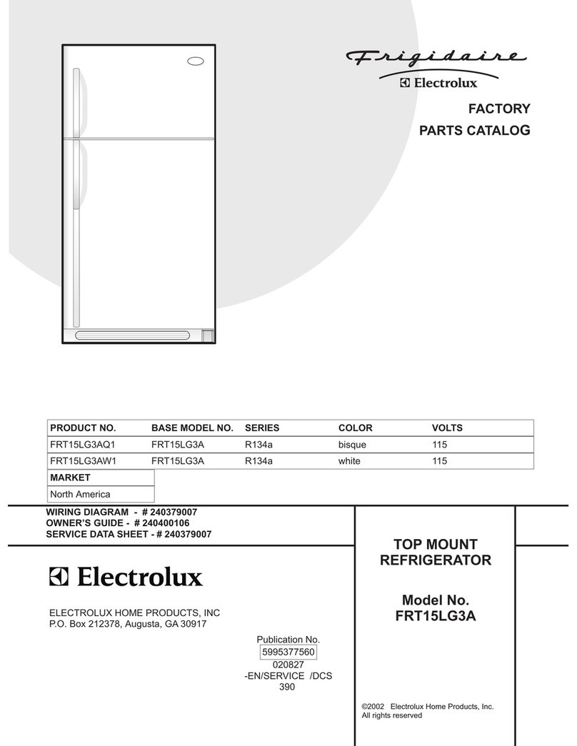 Frigidaire FRT15LG3A User manual Frigidaire FRT15LG3A User manual