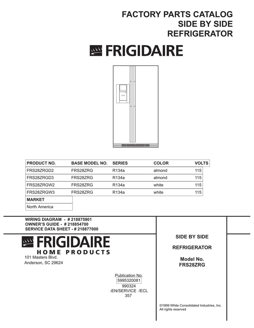 Frigidaire FRS28ZRG Factory parts catalog