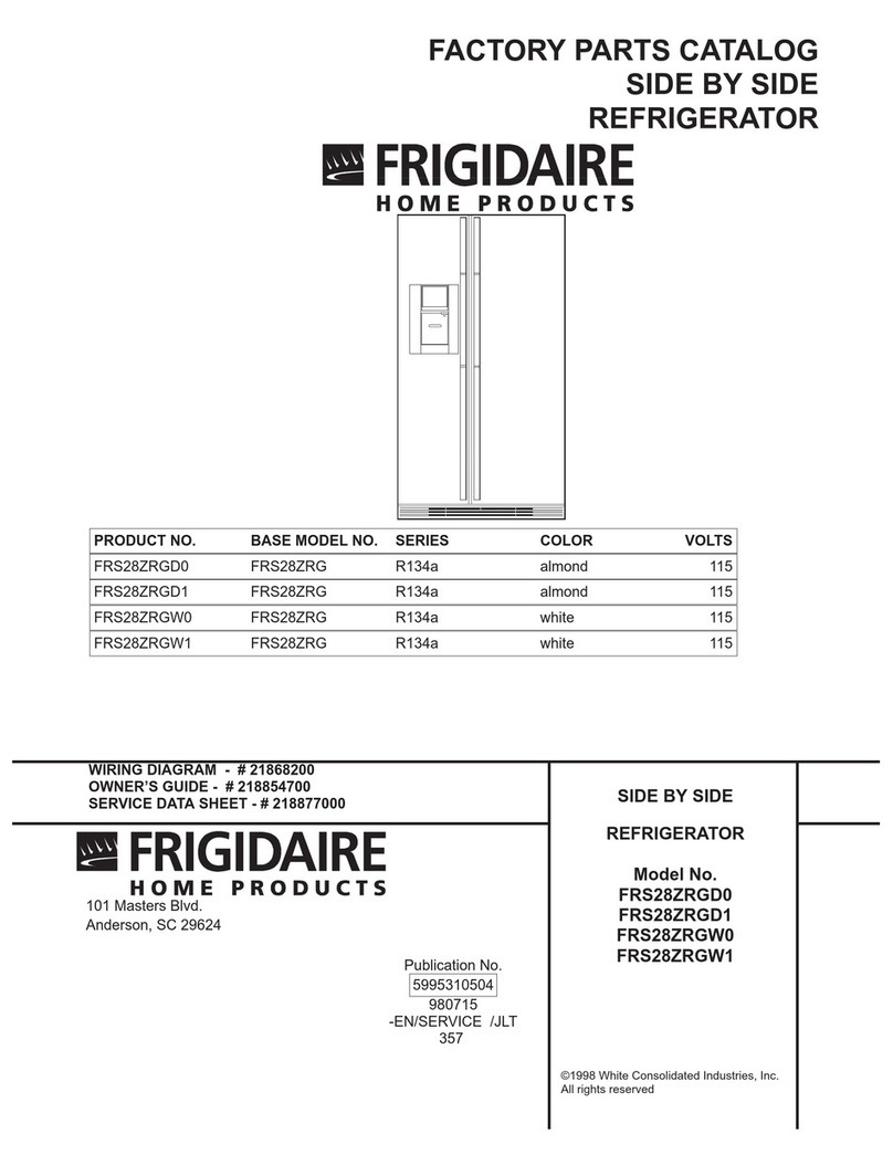 Frigidaire FRS28ZRGD0 Factory parts catalog