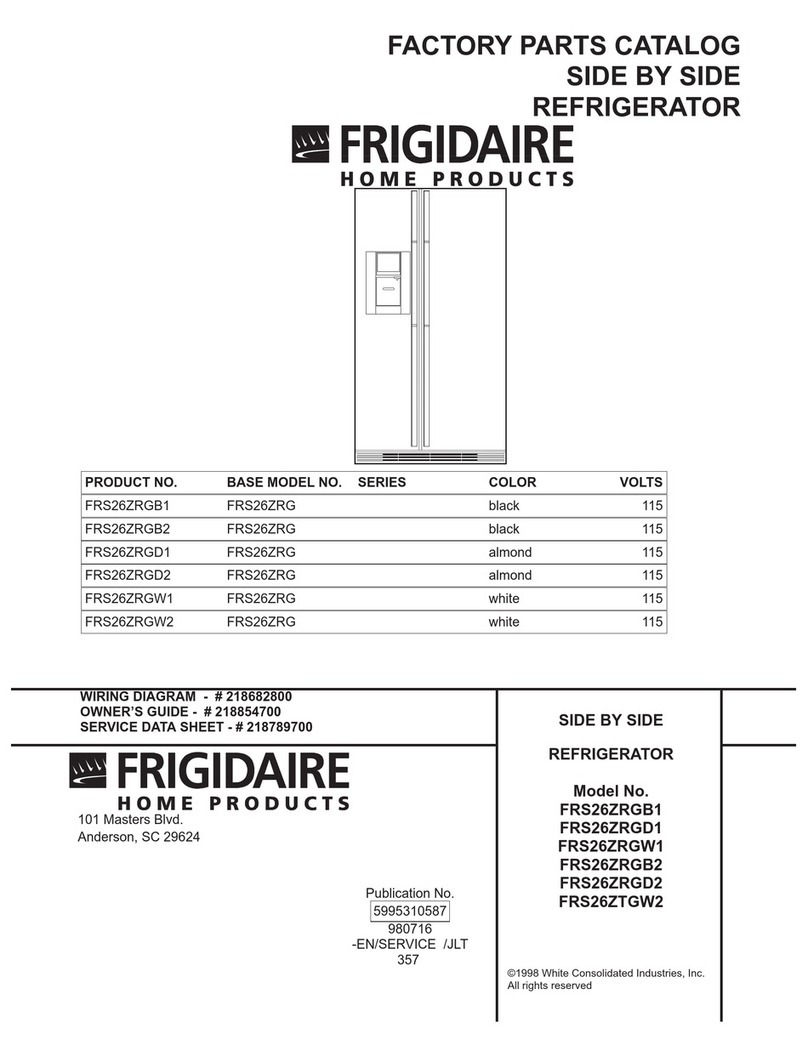 Frigidaire FRS26ZRGB1 User manual