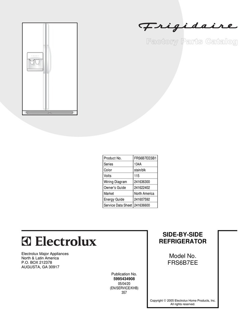 Frigidaire FRS6B7E User manual