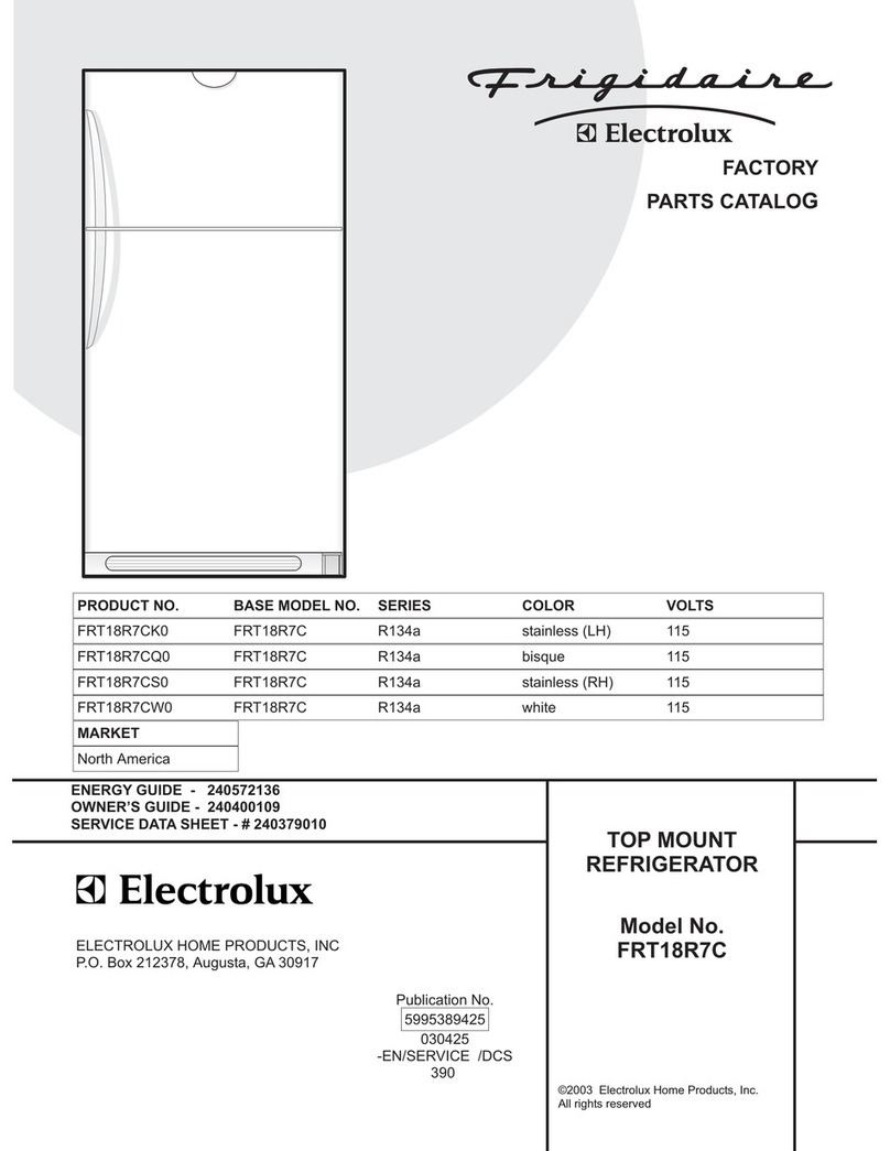 Frigidaire FRT18R7C Factory parts catalog