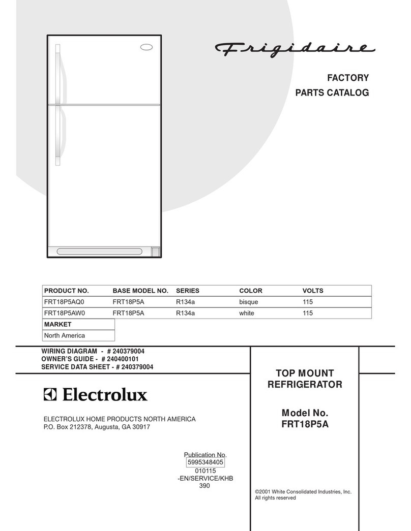 Frigidaire FRT18P5A User manual