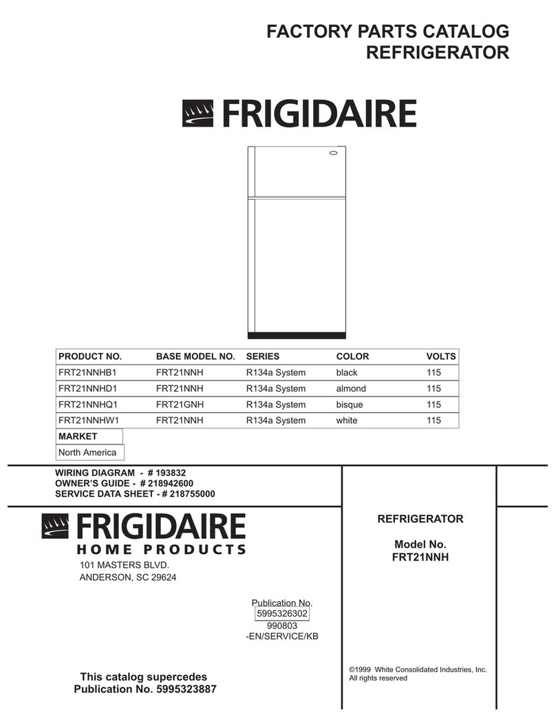 Frigidaire FRT21GNH User manual