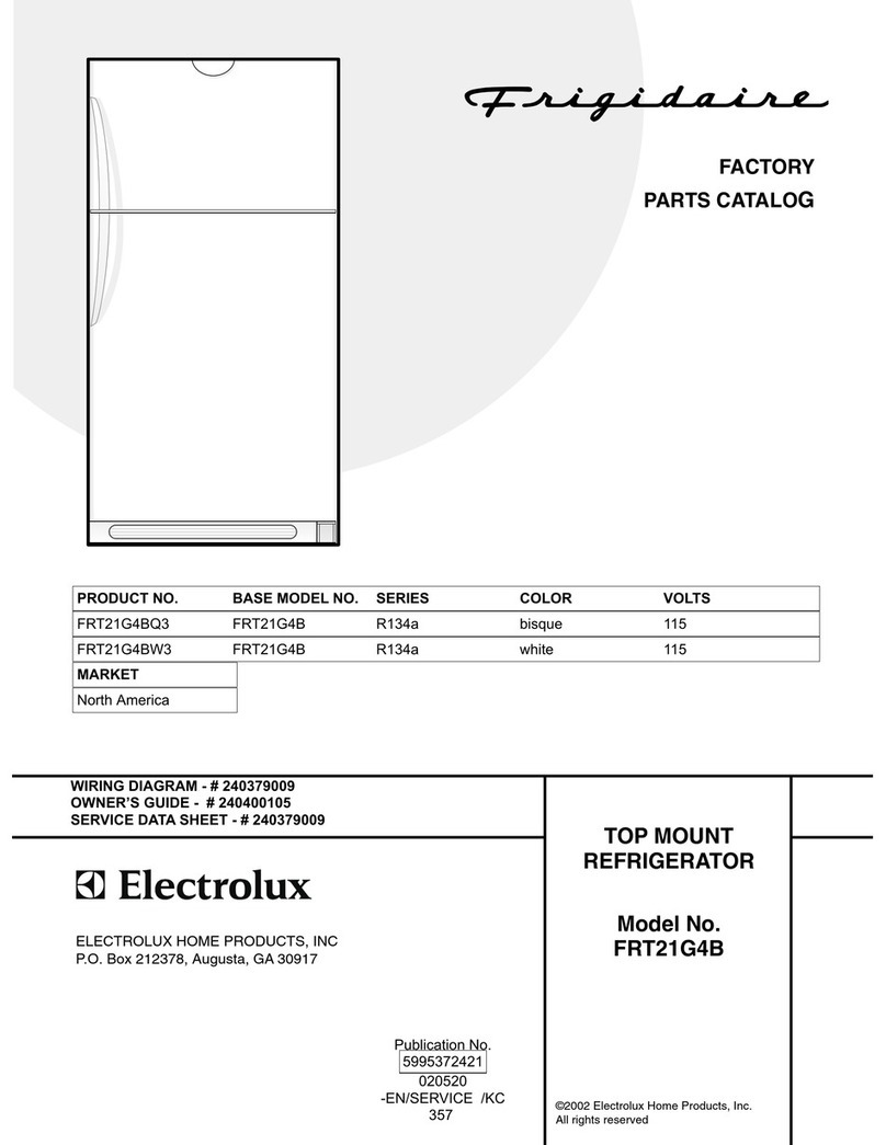 Frigidaire FRT21G4B User manual