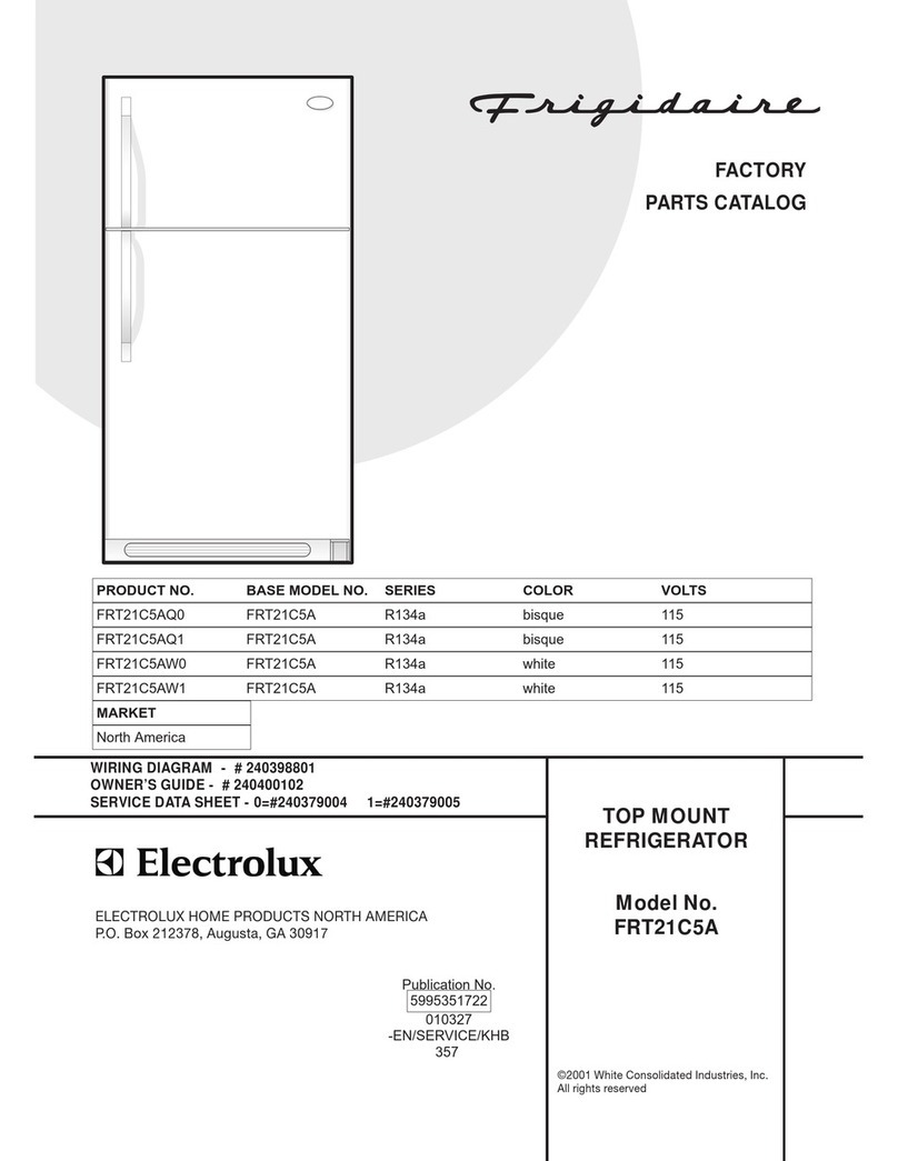 Frigidaire FRT21C5A User manual