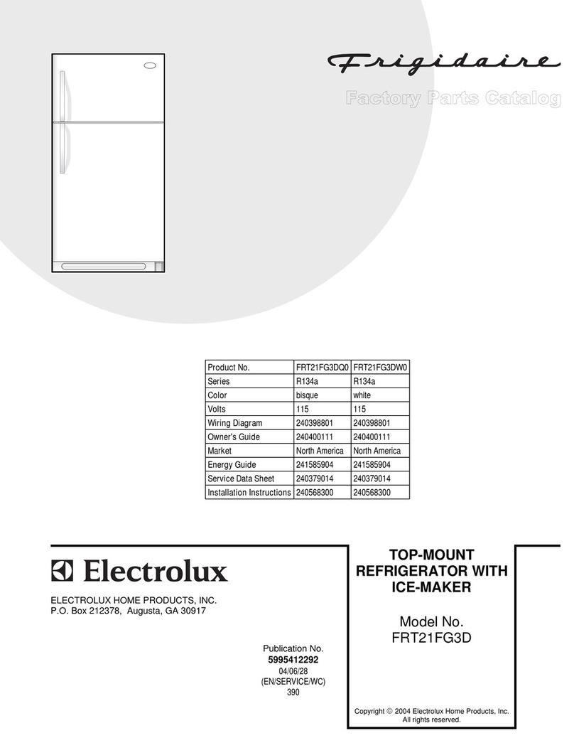 Frigidaire FRT21FG3D User manual