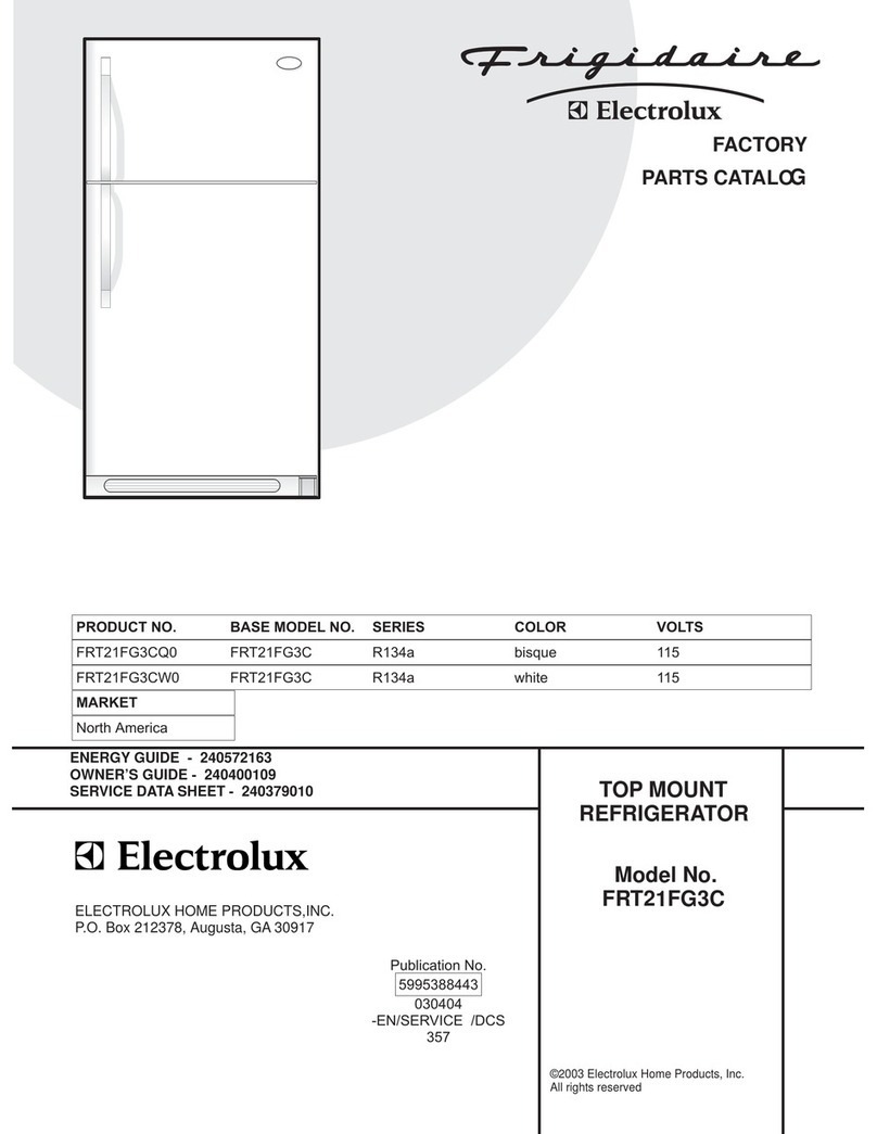 Frigidaire FRT21FG3C User manual