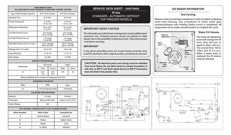 Frigidaire FRT21C5AW0 User guide