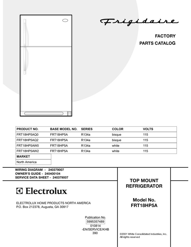 Frigidaire FRT18HP5A User manual