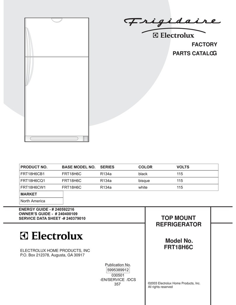 Frigidaire FRT18H6C Factory parts catalog