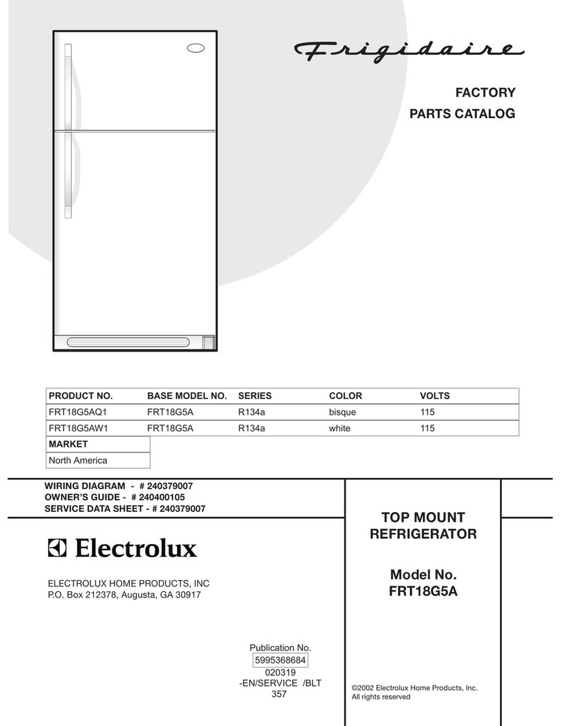 Frigidaire FRT18G5A User manual