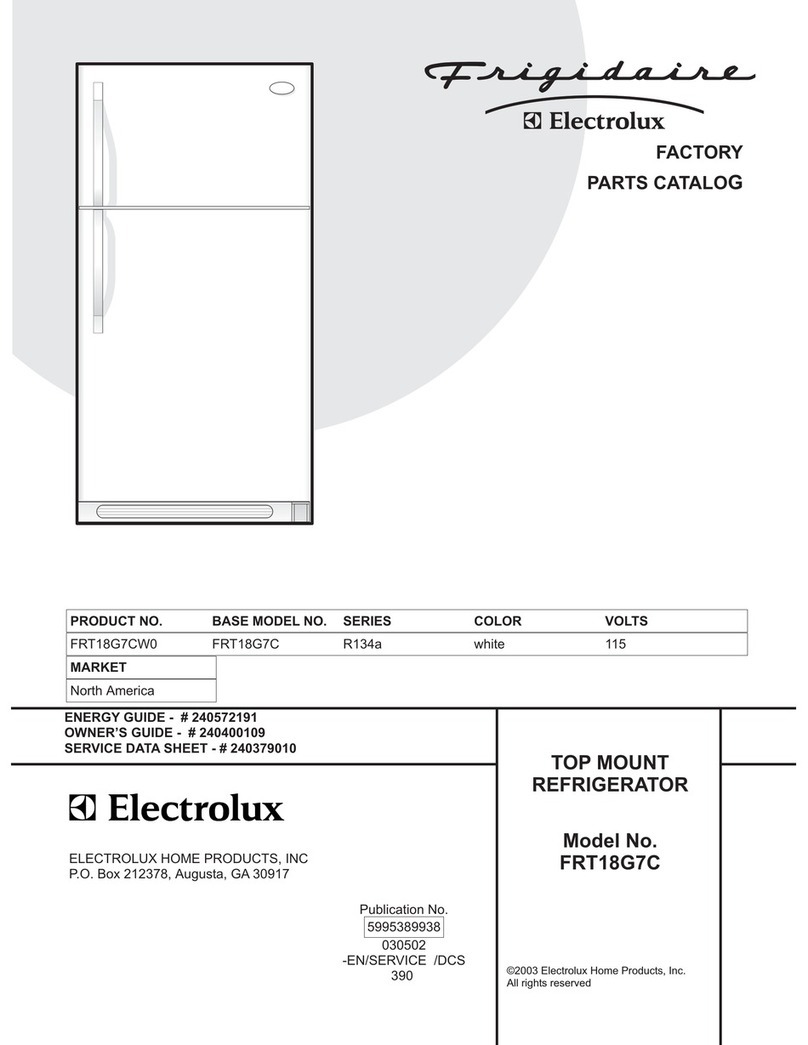 Frigidaire FRT18G7C User manual