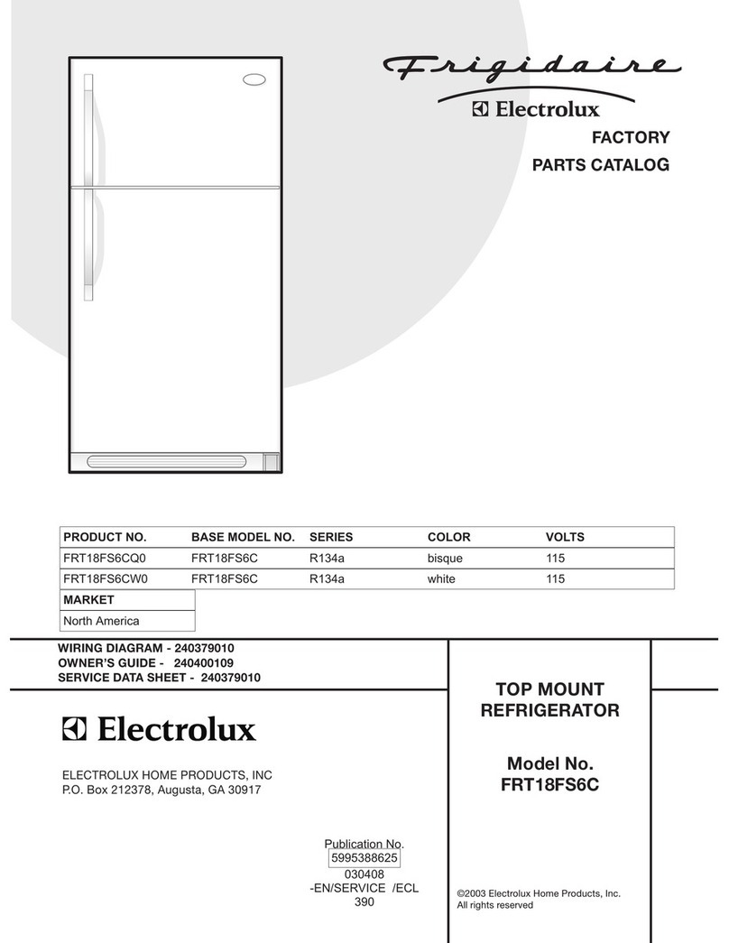 Frigidaire FRT18FS6C Factory parts catalog
