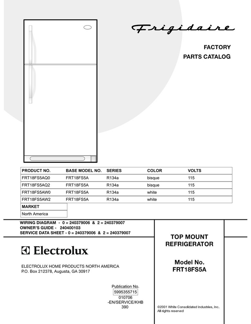 Frigidaire FRT18FS5A User manual